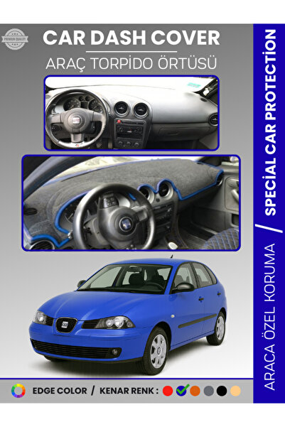 e-biz غطاء لوحة التحكم لسيارة SEAT IBIZA (2001-2008) Ha سجاد oruma، ملاءمة كا...