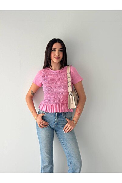 Noa&Noa Basic Gipeli T-Shirt-Pink Pink