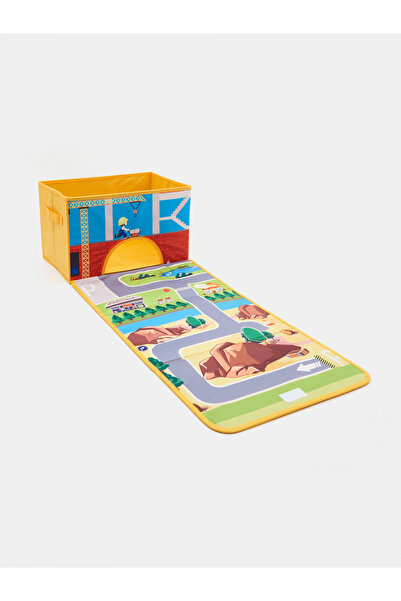 OEM Κουτί αποθήκευσης 2-σε-1 με επιτραπέζιο παιχνίδι, για κατασκευές, 38x25x25εκ