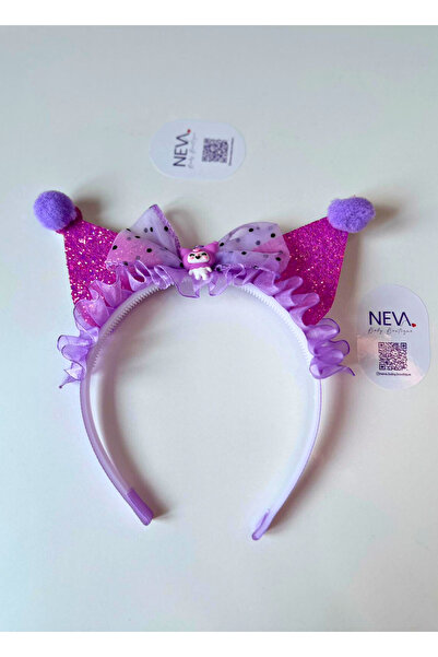 Neva Baby Boutique تاج بتصميم خاص مستوحى من كورومي مع تفاصيل تول وتفاصيل بوم ...