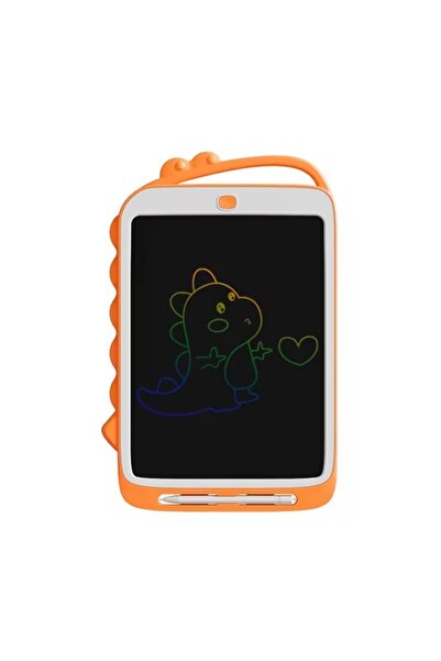 zyteq LCD таблет за деца, 8,5 инча, динозавър, оранжев, ултраустойчив