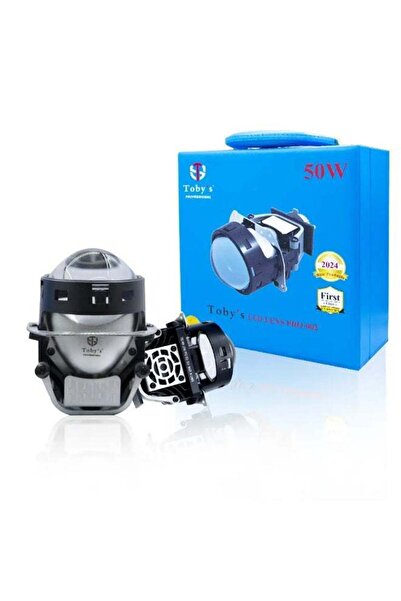 TOBYS Toby’s Lens Pro-002 3 Inch Bi-LED Projector Headlight 100W/Pair 5500K C...