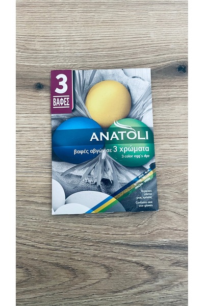 Anatoli Paskalya Yumurta Boyası 3 Renk - 3x3gr