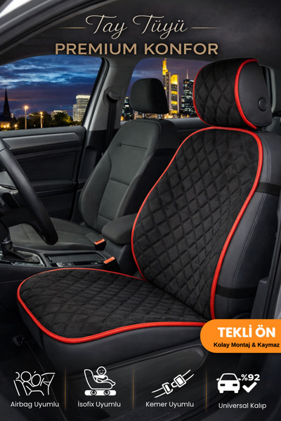 e-biz Car Seat Cover Thai Feather 4-Layer Cushion Single Front - Anti-Sweat, ...