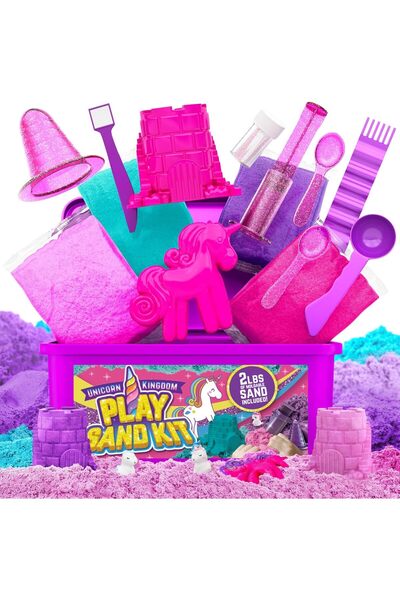 Boxy Girls Modeling Sand Set for Kids – 1 kg of Sand with Accessories and Sto...