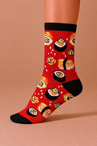 MiaSocks Suahi Desenli Çorap
