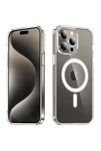 Unico Husa pentru iPhone 15 Pro Max Anti-Shock 1.5 mm MAG Case Transparent