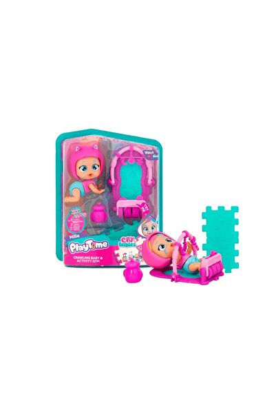 Cry Babies PLAY TIME MILLIE CRAWLING BABY & ACTIVITY GYM