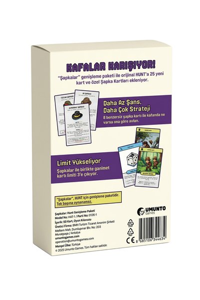 Umunto Games Hunt - Hats 25 Card Holder Expansion Pack