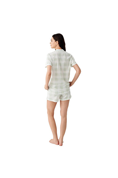 Arnetta 3578-S Women's Shirt Pajama Shorts Set