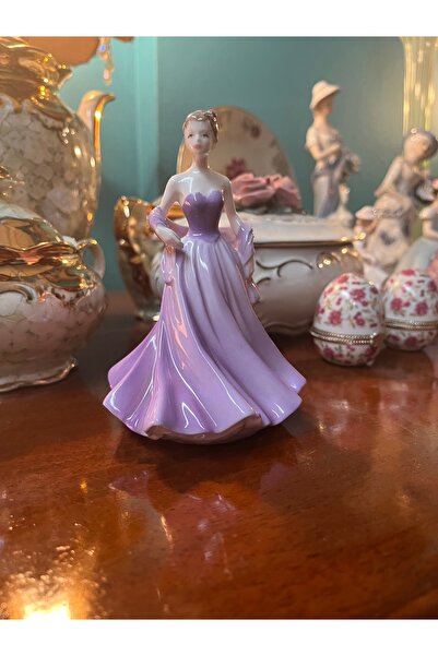 GB İngiliz Coalport "Mother's Day" 1994 - Koleksiyonluk Porselen Biblo (el ya...