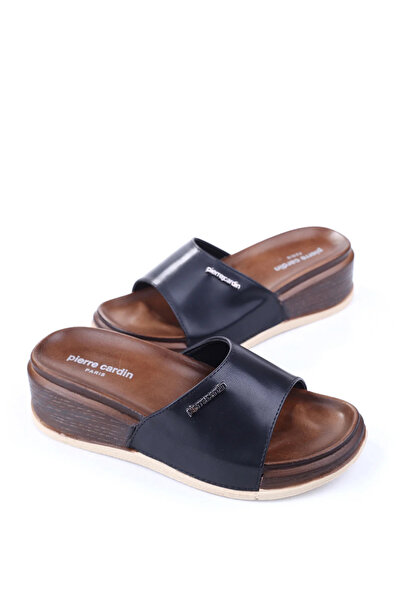 Pierre Cardin Pc-7030 5 cm Wedge Sole Anatomical Women's Slippers