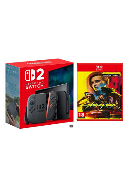 Nintendo Switch 2 + Ns2 CyberPunk 2077( İthalatçı Garantili)