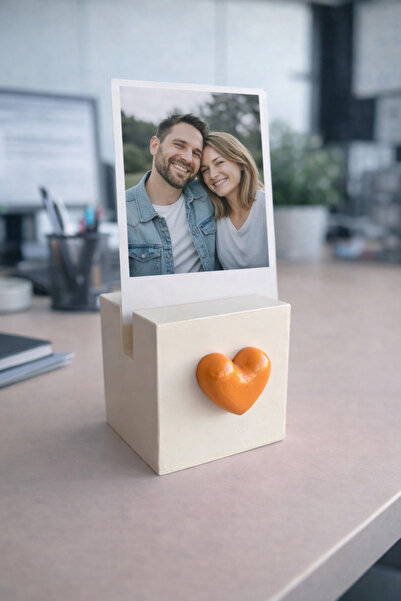 unique florya Βάση φωτογραφιών με καρδιά, θήκη για κάρτα μνήμης, διακοσμητική...