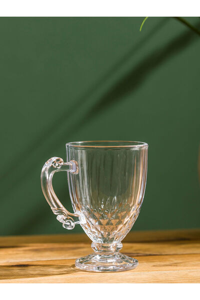 LC Waikiki Rmz Gi̇yi̇m Farkiyla Footed Glass Mug 190 ml