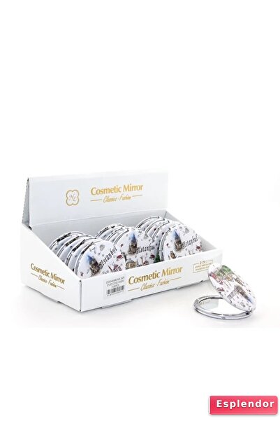 Generic Brand Oglindă de mână Stoned Istanbul Design Model subțire 20