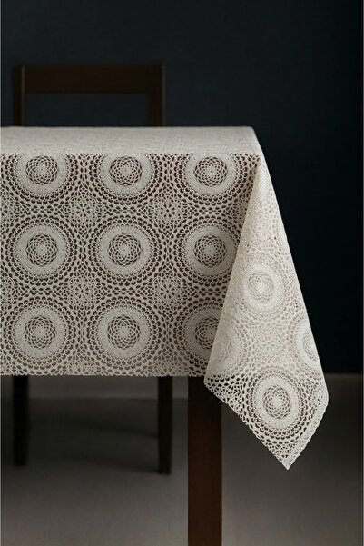 Soft Kare Luxury Straw Pattern Pvc Transparent Coated Oilcloth Tablecloth Wat...