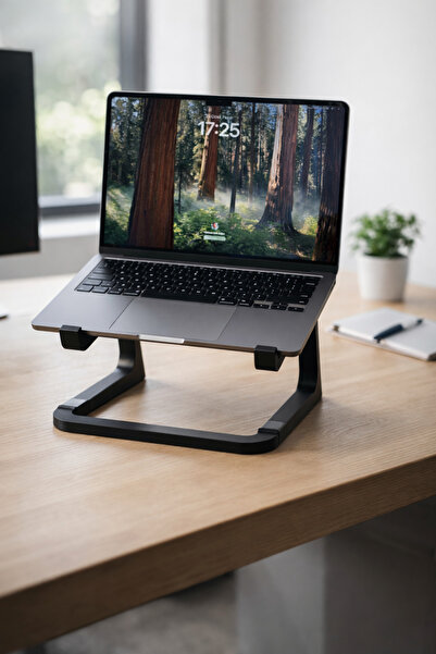 Lmz Design Laptop Standı Sökülebilir 3 Parça Notebook Yükseltici Ergonomik La...