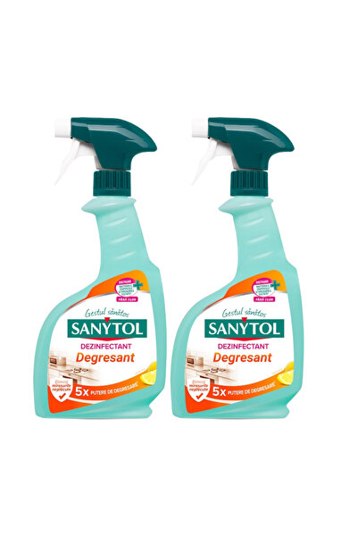 Sanytol Set 2x Spray degresant și dezinfectant de bucătărie 500ml