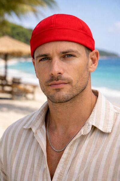 Wearflawless Căciulă Docker pentru bărbați, Căciulă ajustabilă tip Skull Cap,...