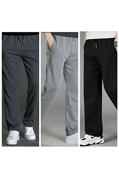 GOLSREY 3-Piece Men's Pants with Relaxed Cut and Comfortable Waist (Regenerat...