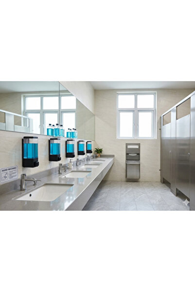 DLN SHOP 5 Pieces Wall Mounted Liquid Soap Dispenser Shampoo Dispenser. Both ...