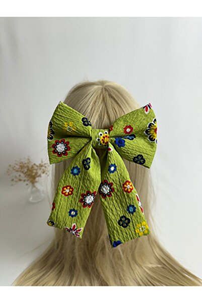 MegssStore Desenli Fiyonk Otomatik Toka