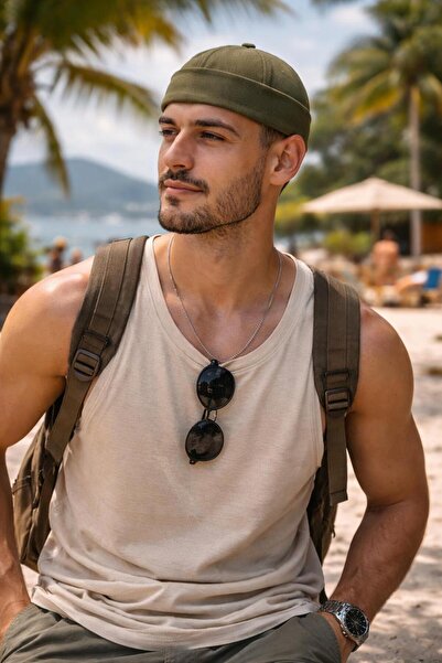 Wearflawless Men's Docker Hat Skull Cap, Adjustable Skull Cap, Brimless Hat, ...