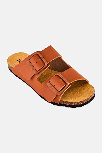 Scholl صندل ميكول صندل سهل الارتداء، بني