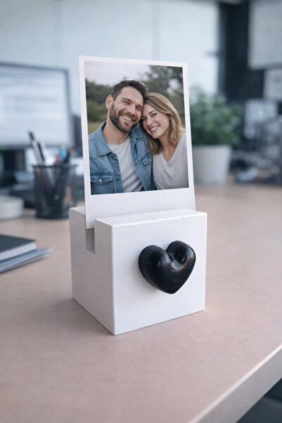 unique florya Βάση φωτογραφιών με καρδιά, θήκη για κάρτα μνήμης, διακοσμητικό...