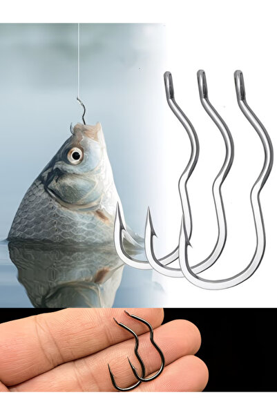 eagenset Balığın Ağzına Kendi Takılan İğne Şamandıra İğnesi Olta İğnesi 12 Adet