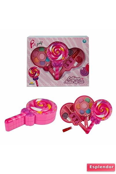 Genel Markalar Lolipop Şekilli 2 Katlı Makyaj Güzellik Seti