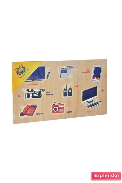 esplendor 105 لغز خشبي من WOODOY لأدوات التواصل، مقاس 18×30 سم