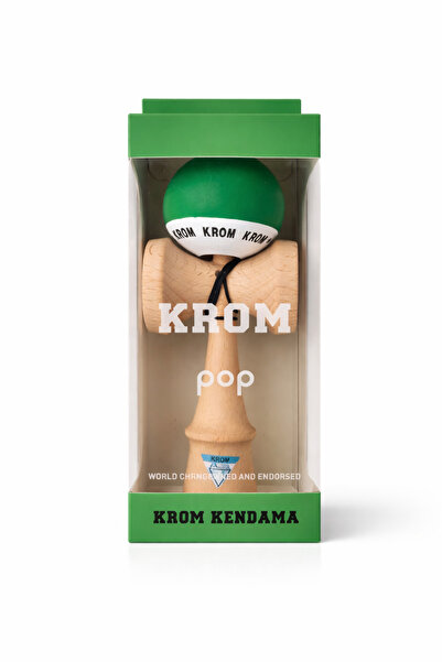Krom Pop Kendama KROM Pop, Beech wood, Ball with sticky paint, Skill game, Gr...