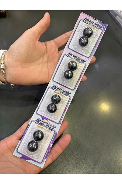 CUFFCUFFTOYS 2'li manyetik stres mıknatısı taşı yuvarlak mıknatıs (4 paket)
