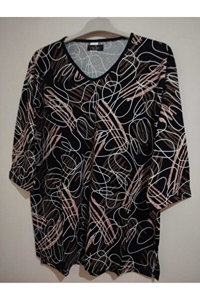 anne moda ankara Full Summer Capri Sleeve 95% Viscose Anti-Sweat Blouse