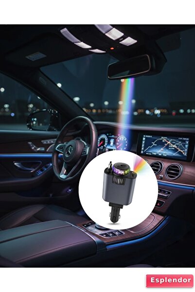 esplendor Araç İçi Çok Fonksiyonlu Şarj Cihazı Hava Nemlendirici Aroma ve Yıl...