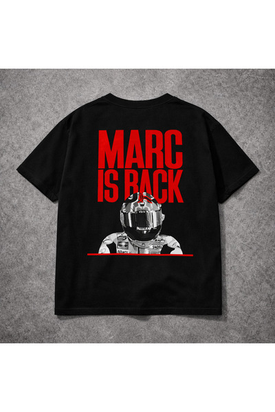 YOLO STREET تي شيرت كبير الحجم من Marc Is Back مطبوع للجنسين ملابس الشارع 100...