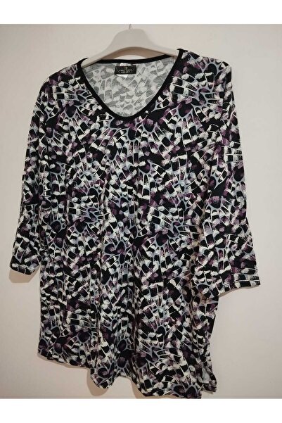 anne moda ankara Full Summer Capri Sleeve 95% Viscose Anti-Sweat Blouse