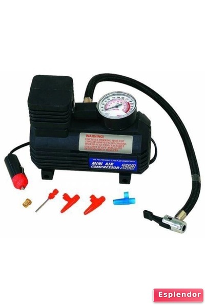 esplendor Araba Oto Araç Lastik Şişirme Pompası Hava Kompresörü 250psi 12v Vo...