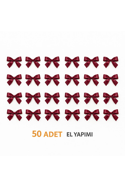 ÖZBURAK Bordo Nikah Şekeri, Hediye Süs, Balon Süs, Hazır Fiyonk Saten Kurdele...