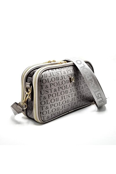 Just Polo Women's Water Resistant Print Patterned 5 Compartment Postman Shoul...