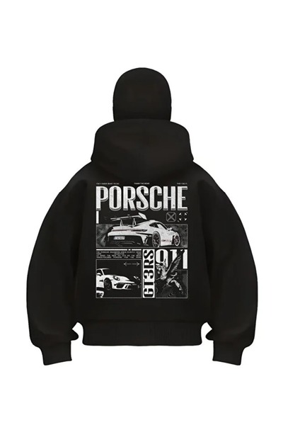 Flaubert Black Unisex Oversize Full Zipper Masked Gothic Hooded Hoodie Sweats...