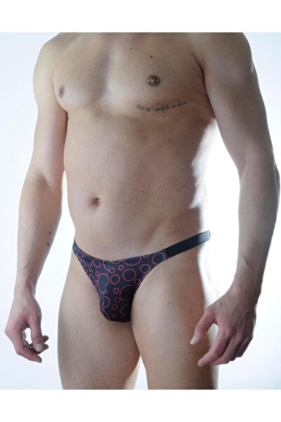 MarDyHome Men's circle patterned brazilian slip