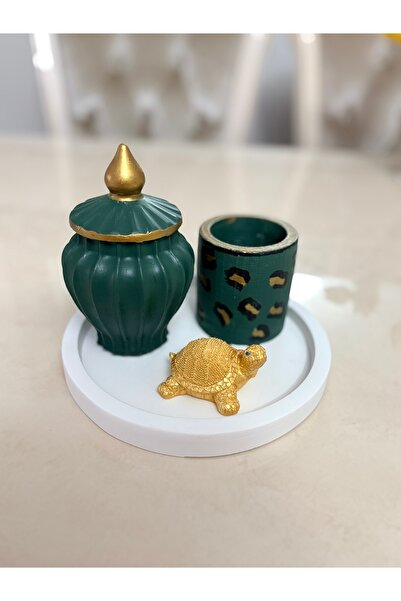 Store Dekoratif tabaklı biblo,vazo,mumluk,kalemlik