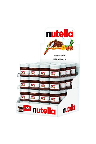 Ferrero - Nutella Nutella hazelnut spread jar 25 grams, set of 64 pieces
