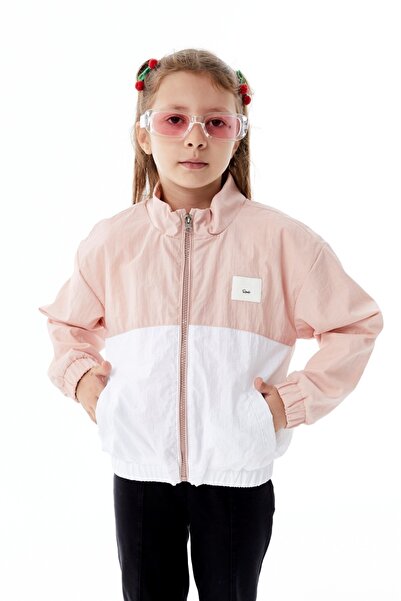 pearnight Baby Girl - Children's Combed Cotton Lined Transitional Raincoat