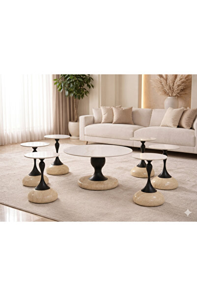 MAREV 7-piece modern hospitality table set