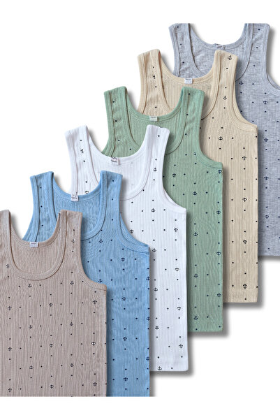 Panfilia 100% Cotton Boys' Undershirts Set of 6 / Undershirts / Underwear