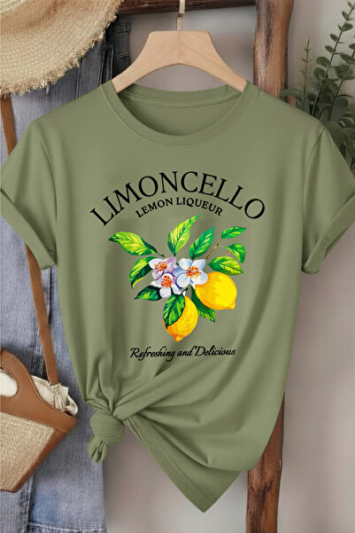 l'eivor ليمونتشيلو مطبوع تي شيرت نسائي